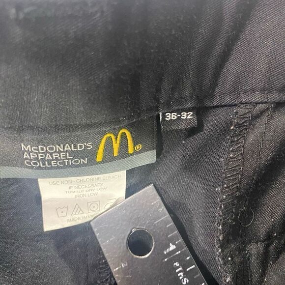 McDonald’s Apparel Collection Black Pants - Picture 4 of 8